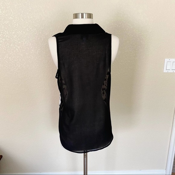 RORY BEC RBL Floral Sleeveless Blouse Size Small - Picture 5 of 10